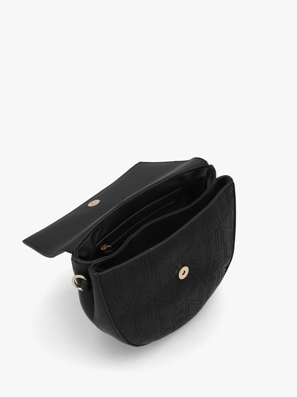 Pansy Logo Nero Satchel Bag