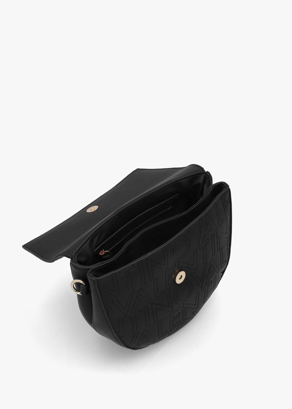Pansy Logo Nero Satchel Bag