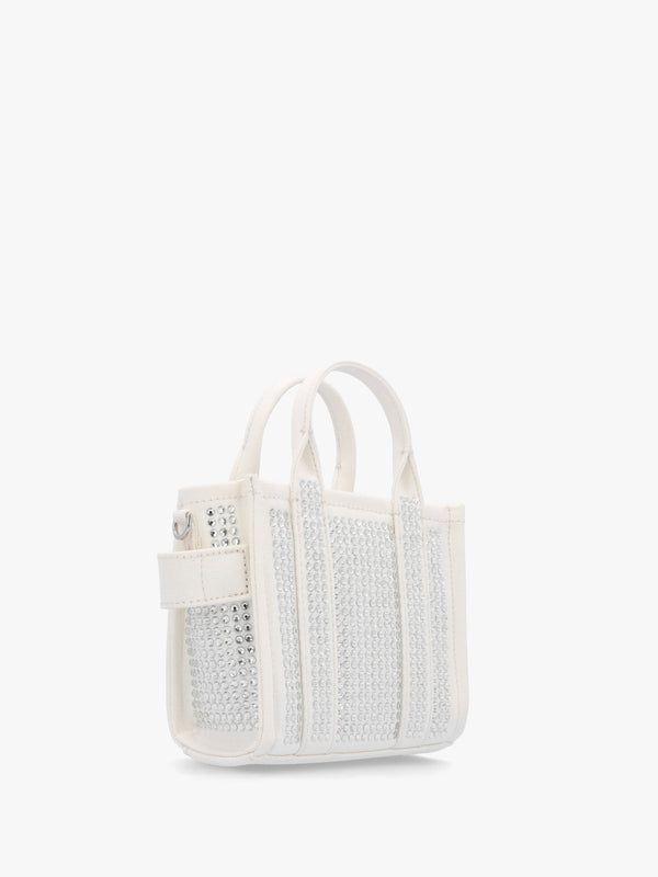 The Crystal Canvas White Cross-Body Bag