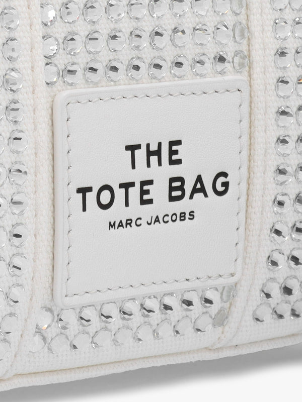 The Crystal Canvas White Cross-Body Bag