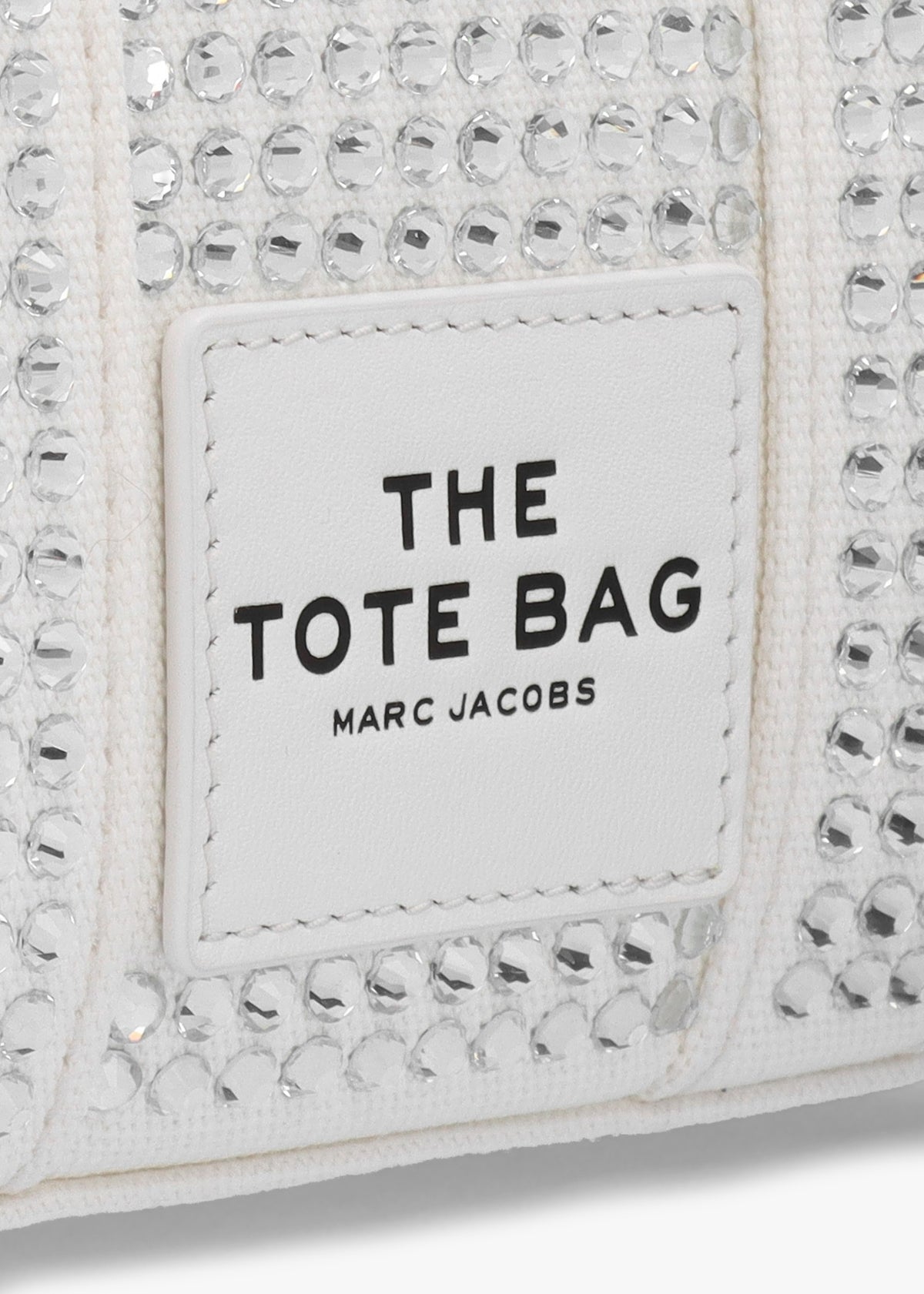 The Crystal Canvas White Cross-Body Bag