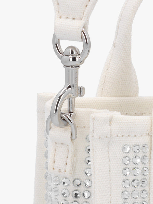 The Crystal Canvas White Cross-Body Bag