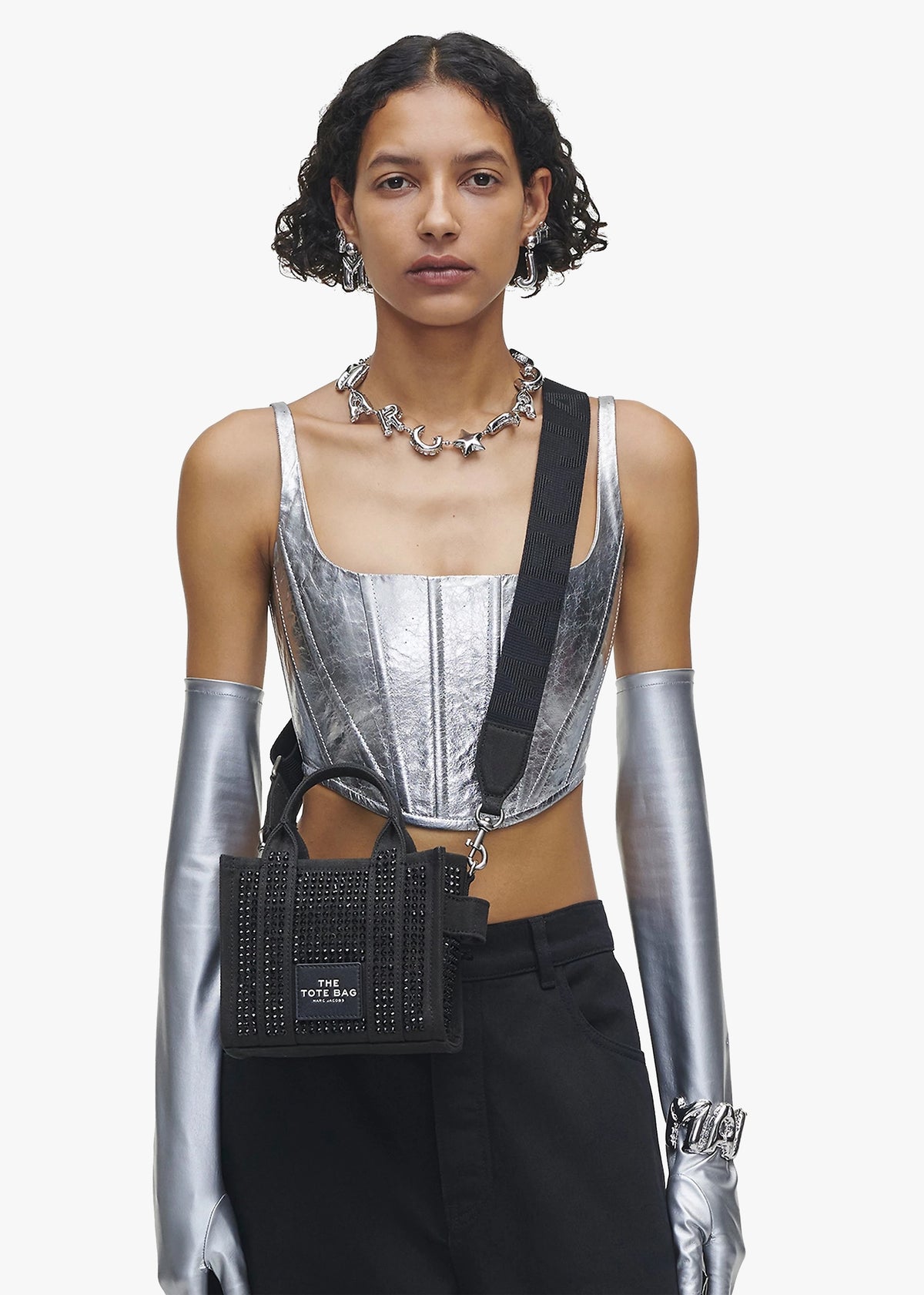 The Crystal Canvas Black Cross-Body Bag