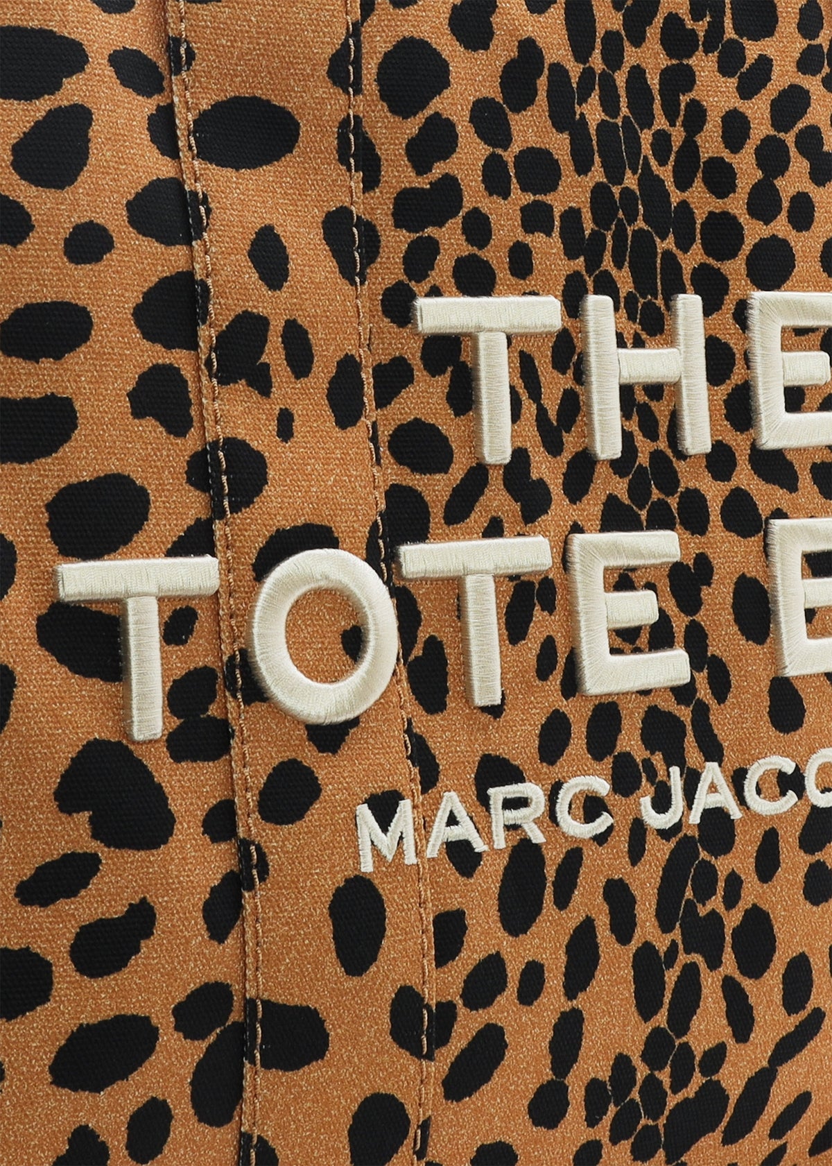 The Cheetah Canvas Large Black Multi Tote Bag