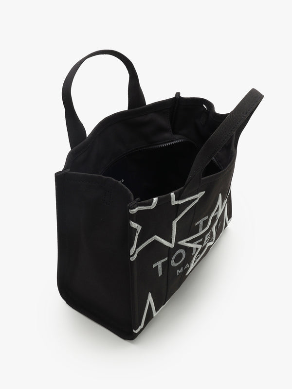 The Star Canvas Medium Black Tote Bag