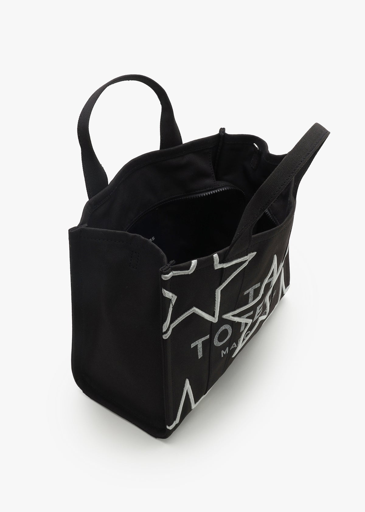 The Star Canvas Medium Black Tote Bag