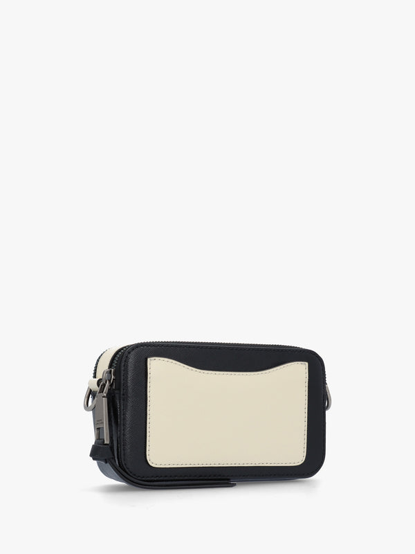 The Cheetah Haircalf Snapshot Black Multi Leather Camera Bag