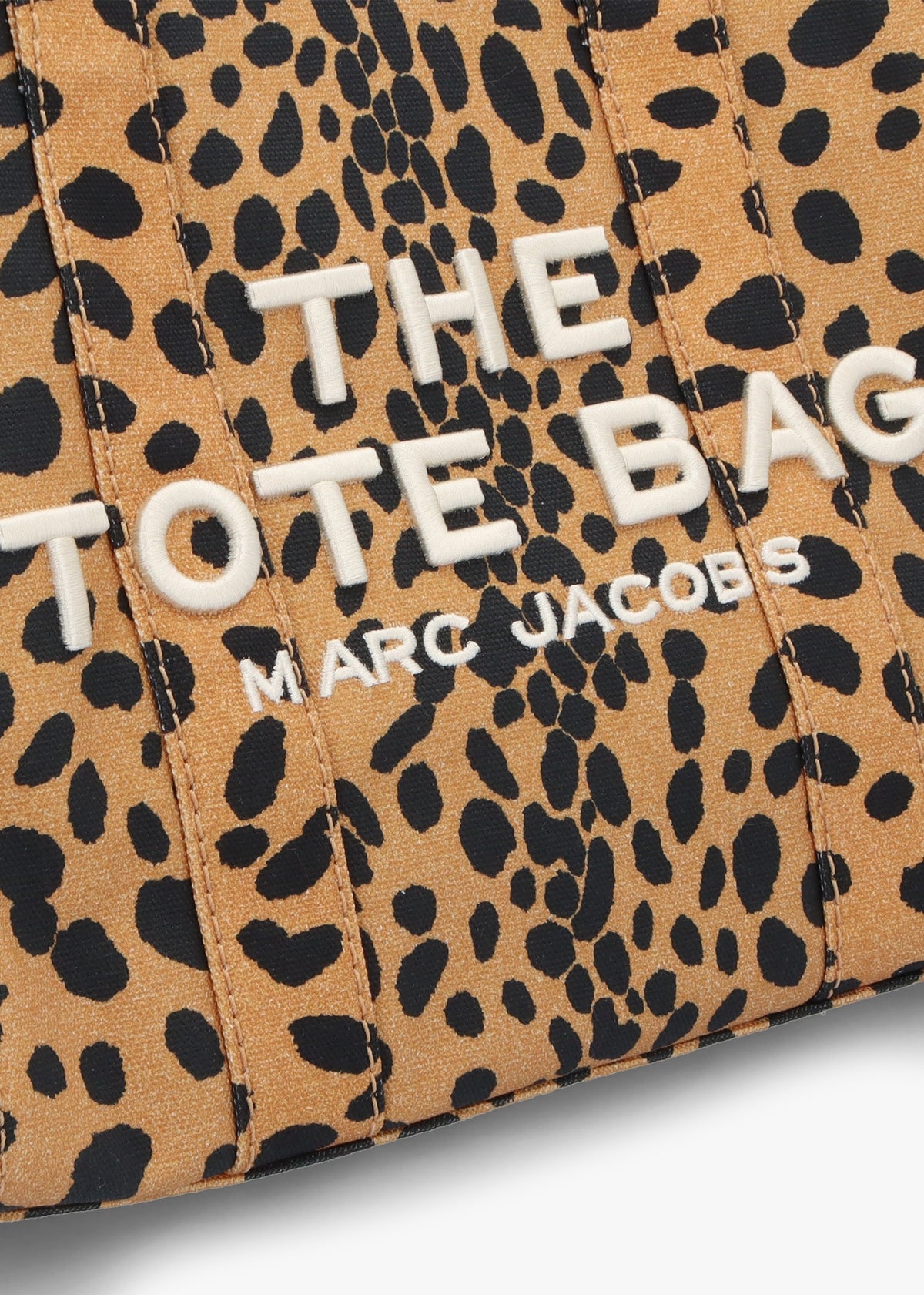 The Cheetah Canvas Medium Black Multi Tote Bag
