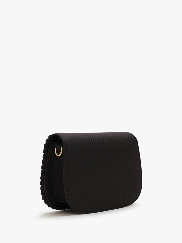 Whipstitch Nero Cross-Body Bag