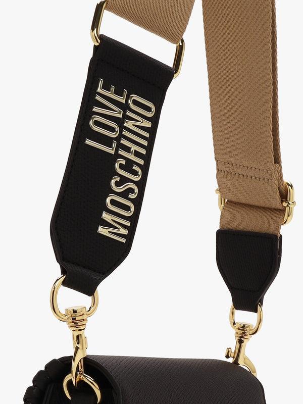 Whipstitch Nero Cross-Body Bag