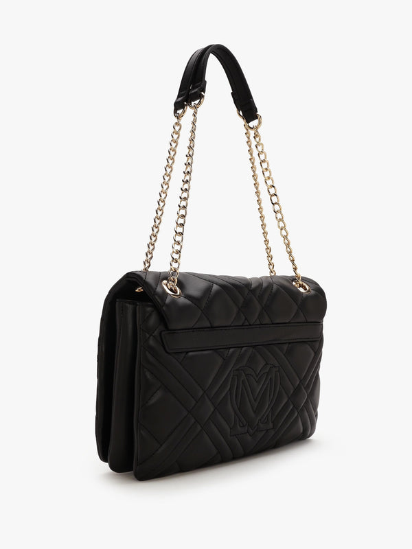 Diamond Quilt III Nero Shoulder Bag