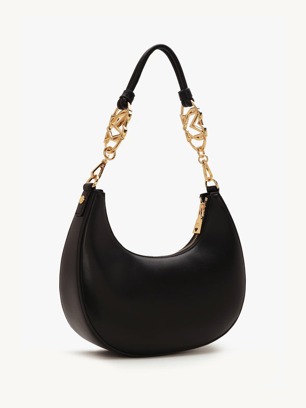 Jewel Nero Baguette Shoulder Bag