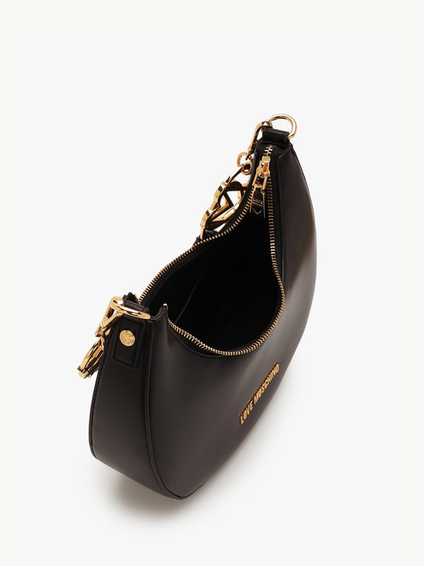Jewel Nero Baguette Shoulder Bag