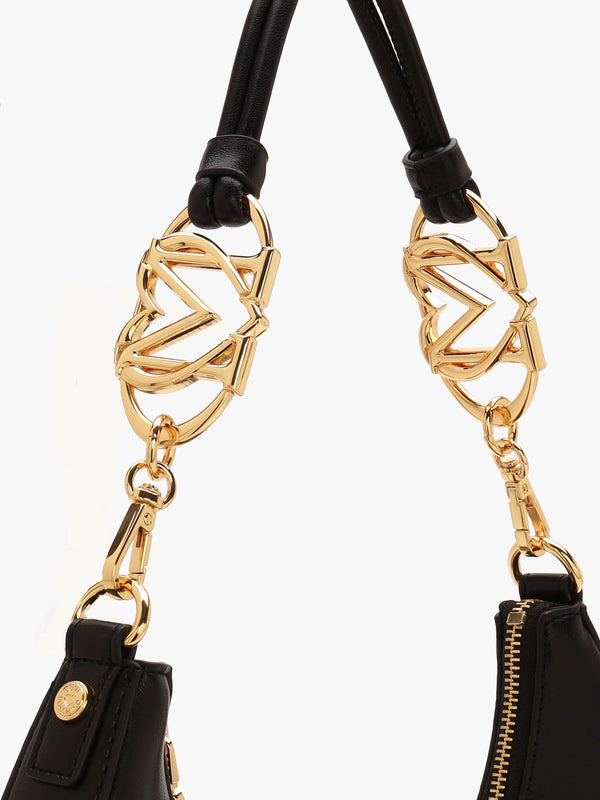 Jewel Nero Baguette Shoulder Bag