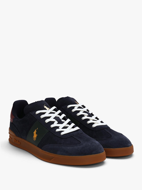 Men’s Heritage Aera Navy Multi Suede Trainers