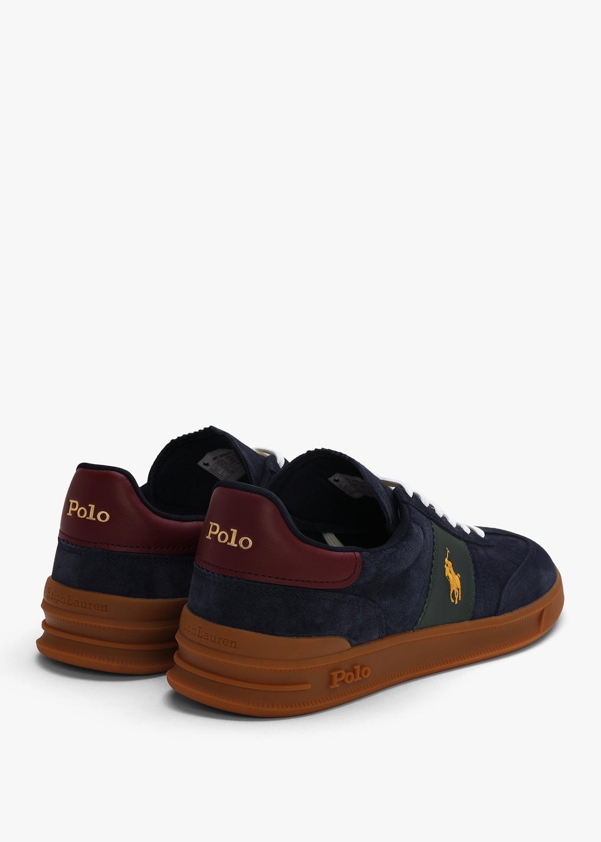 Men’s Heritage Aera Navy Multi Suede Trainers