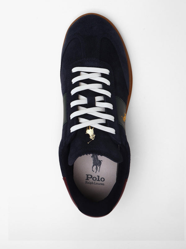 Men’s Heritage Aera Navy Multi Suede Trainers