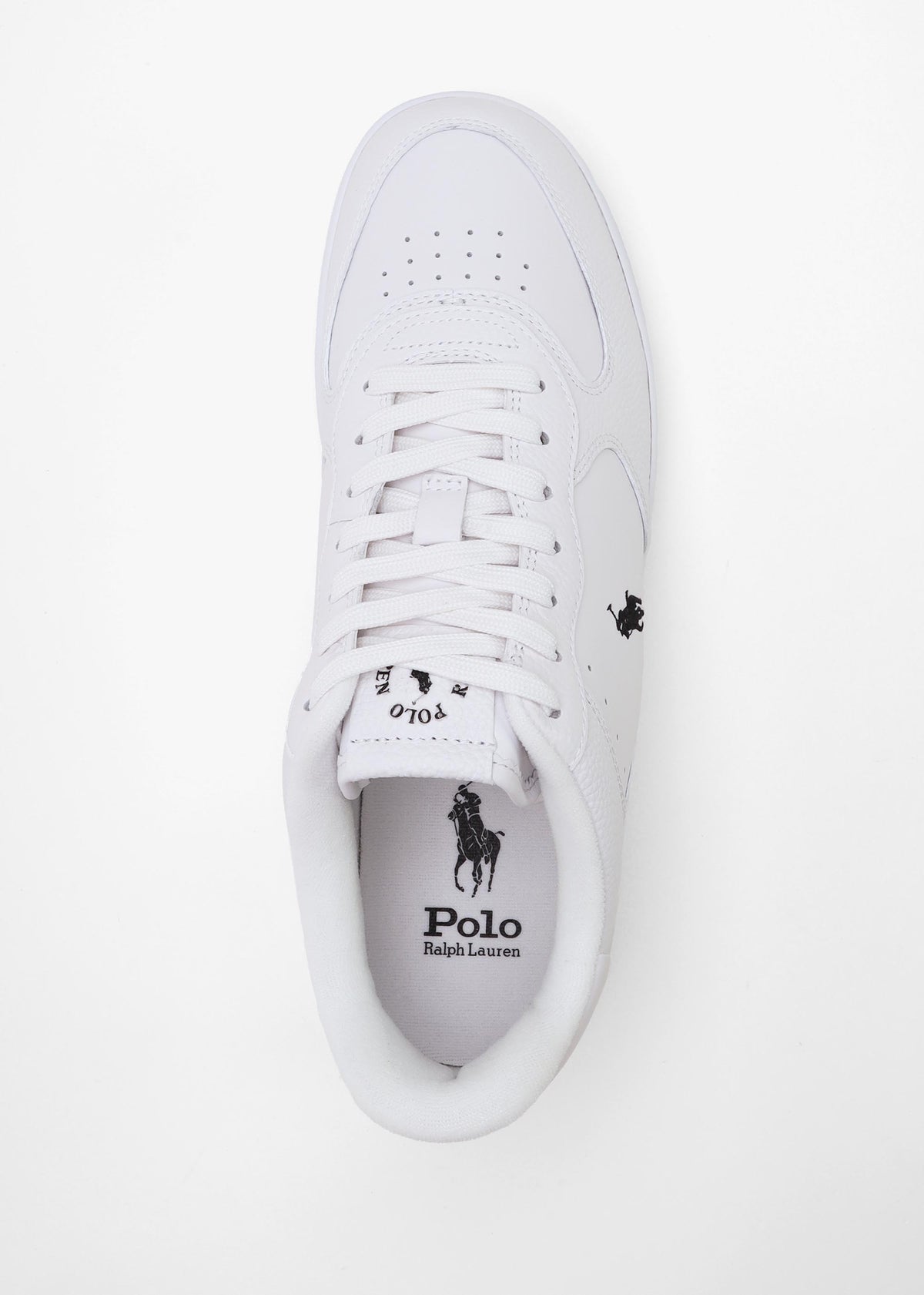 Men’s Master Court White Leather Trainers