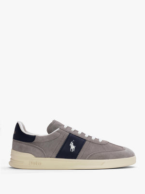 Men’s Heritage Aera Grey & Navy Suede Trainers