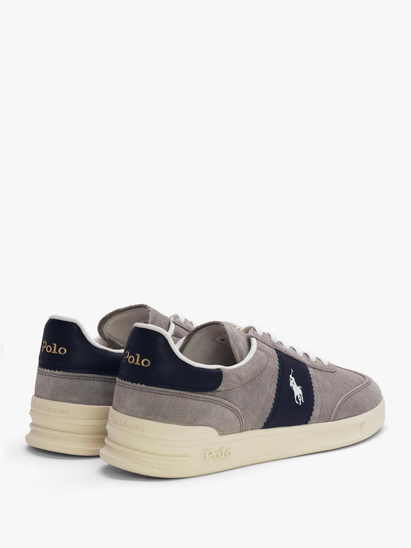 Men’s Heritage Aera Grey & Navy Suede Trainers