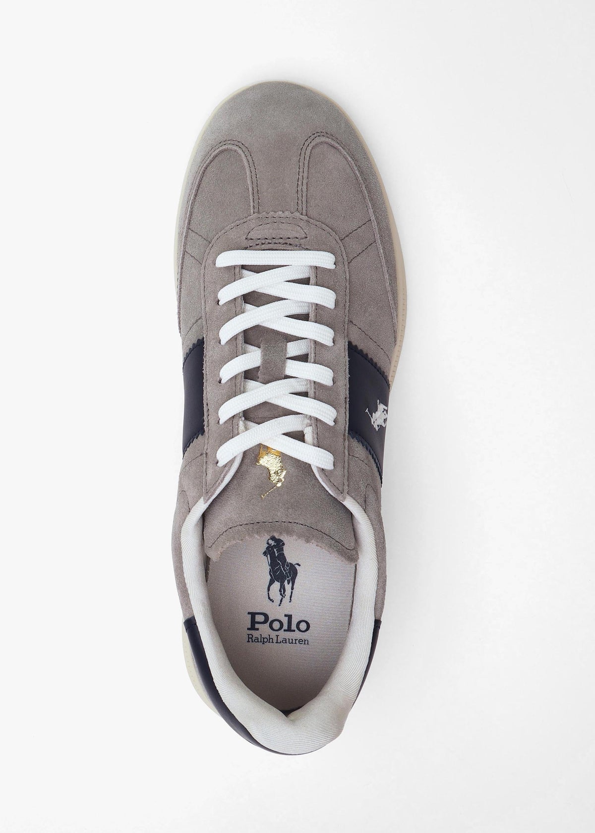 Men’s Heritage Aera Grey & Navy Suede Trainers
