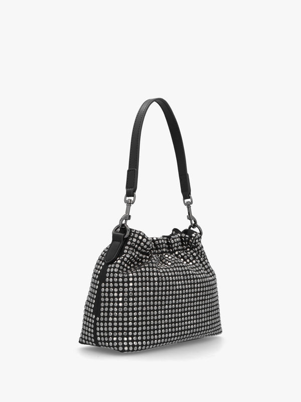Sparkling Nero Bucket Bag