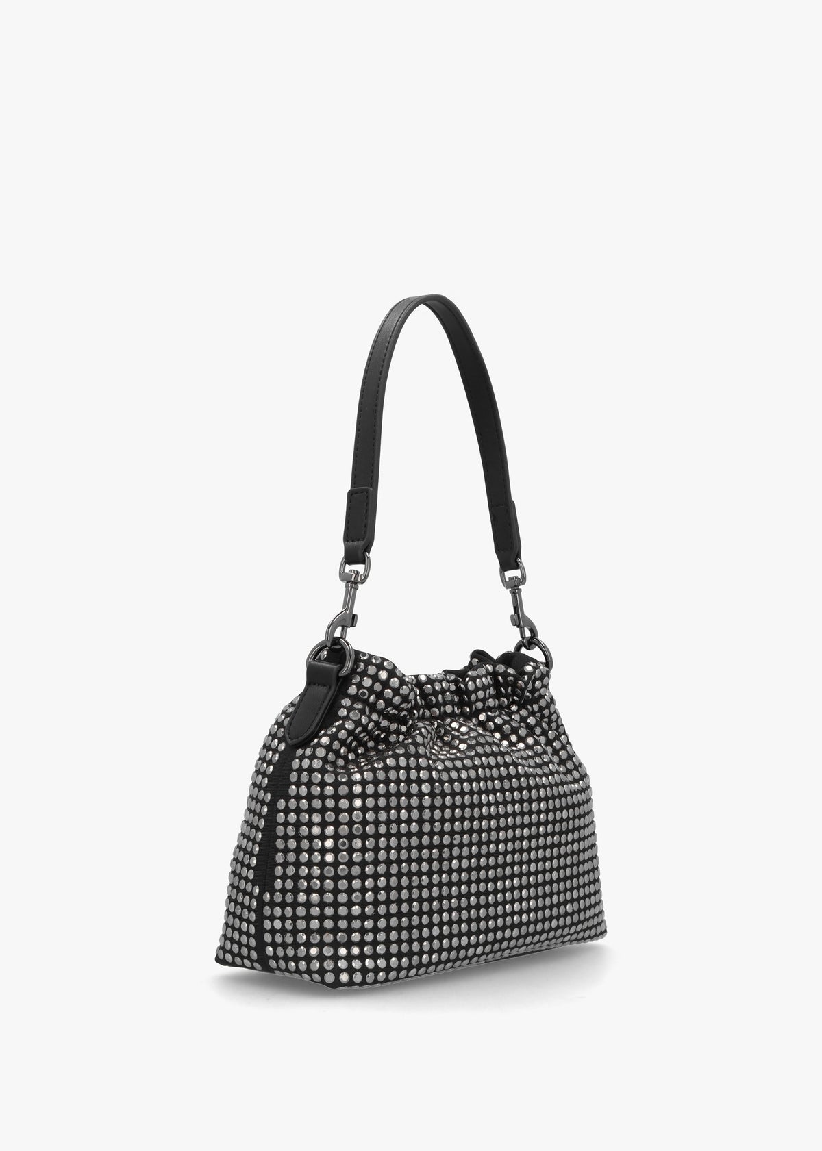 Sparkling Nero Bucket Bag