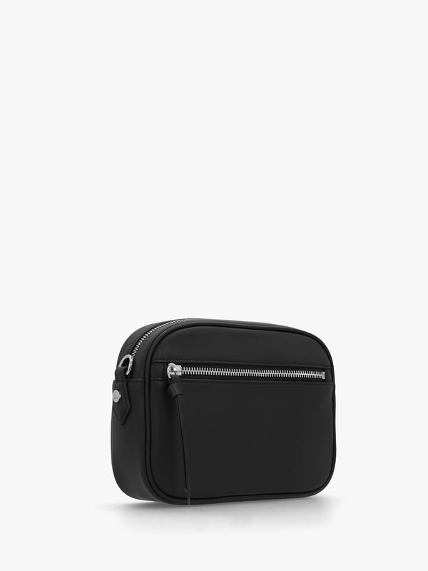 Anna Injected Orb Black Smooth Leather Camera Bag