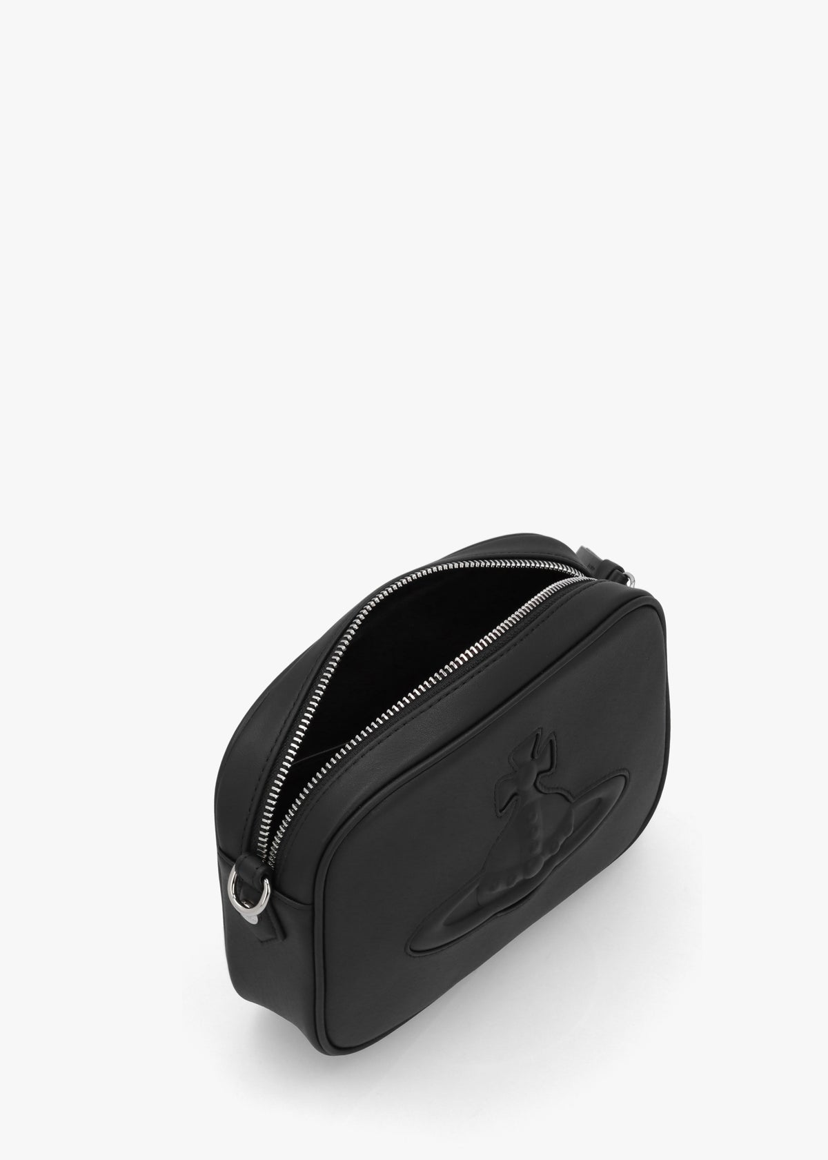 Anna Injected Orb Black Smooth Leather Camera Bag