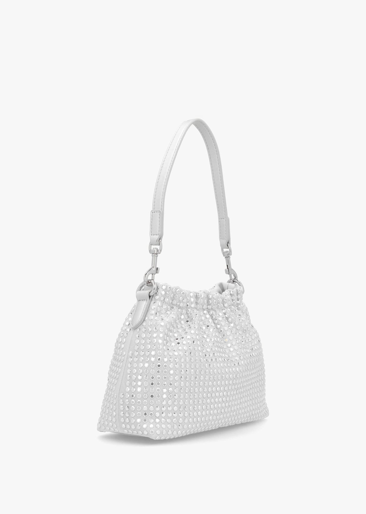 Sparkling Silver Bucket Bag