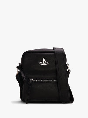 Men's Small Jackson Black Cross-Body Satchel Bag