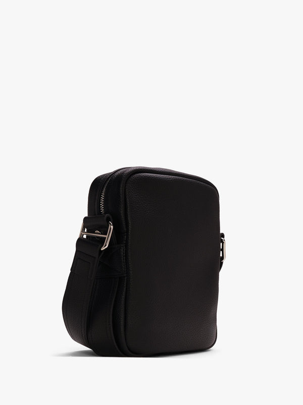 Men's Small Jackson Black Cross-Body Satchel Bag