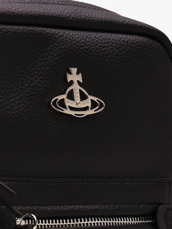 Men's Small Jackson Black Cross-Body Satchel Bag