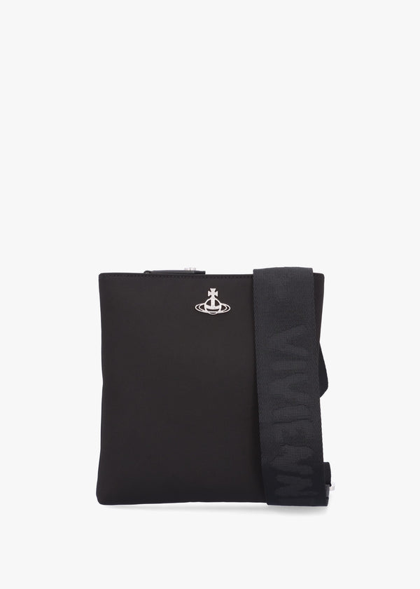 Squire Square Black Cross-Body Bag