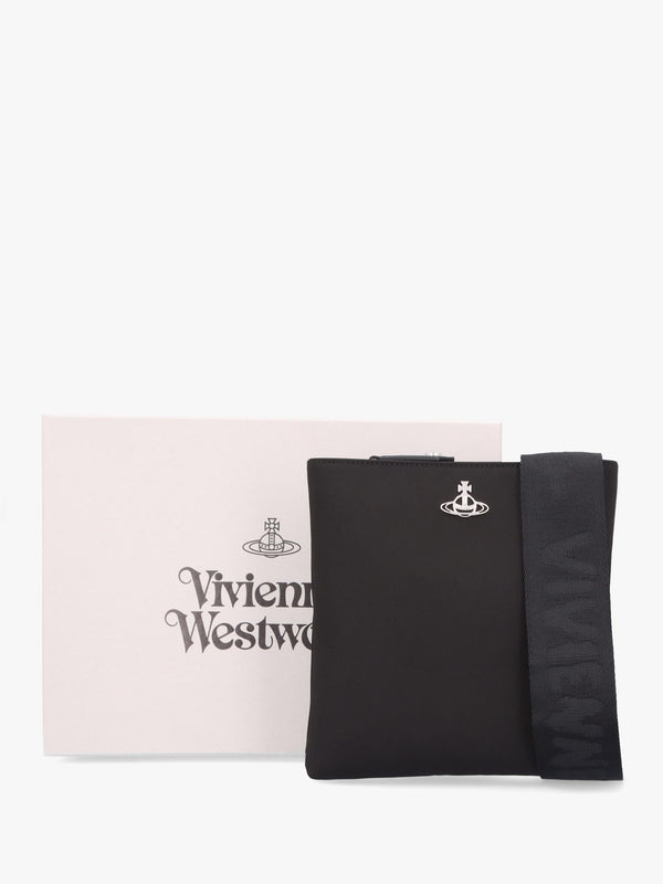 Squire Square Black Cross-Body Bag