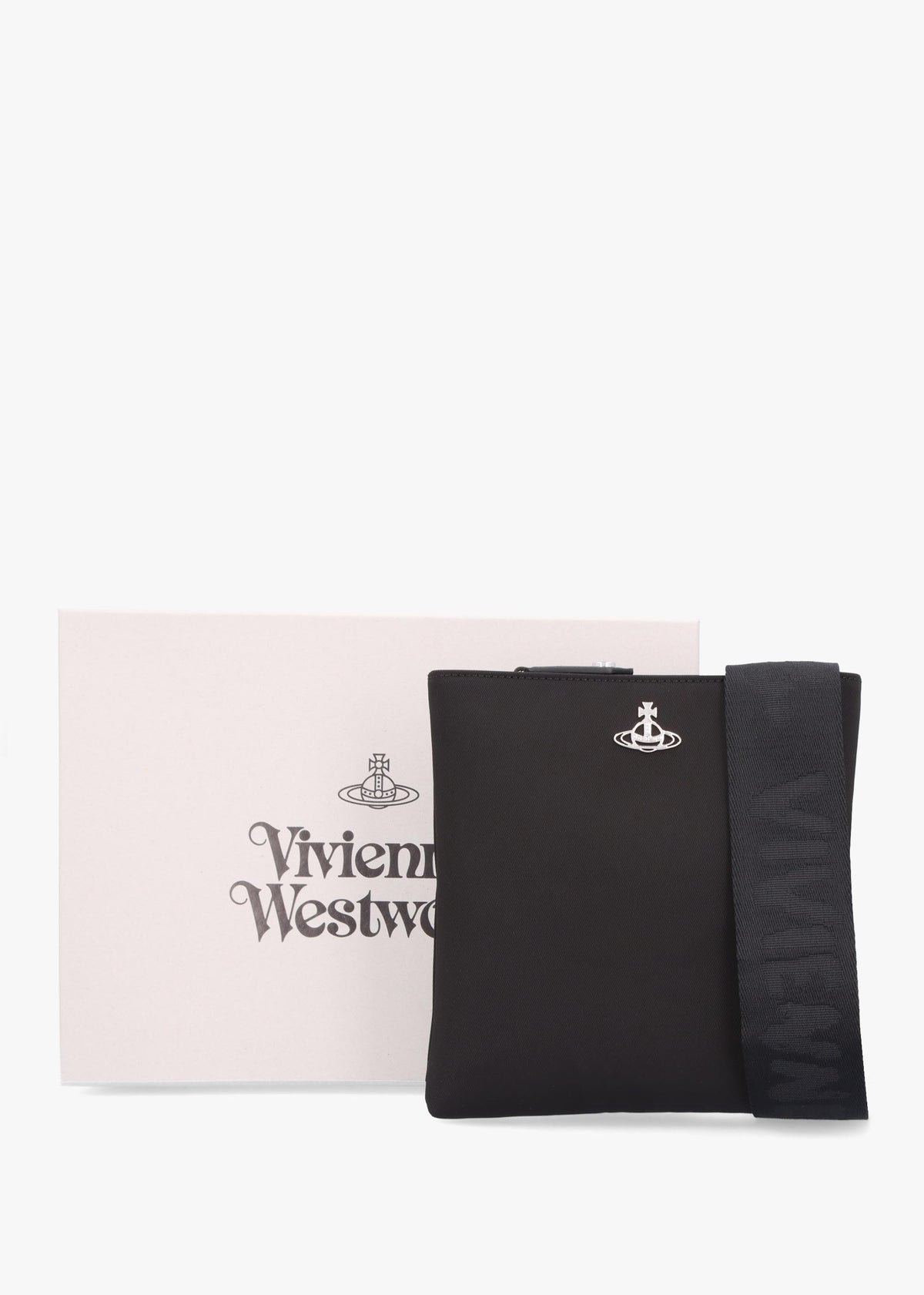 Squire Square Black Cross-Body Bag