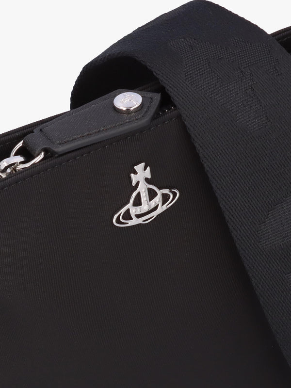 Squire Square Black Cross-Body Bag