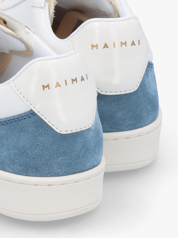 Acanto Basket White Leather Low Profile Trainers