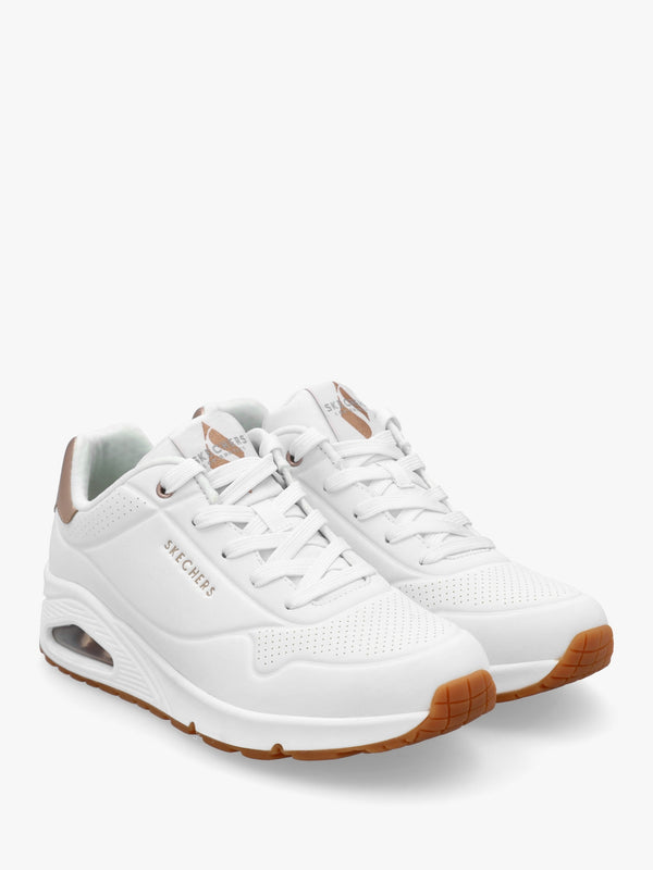 Women’s Uno Golden Air White Trainers