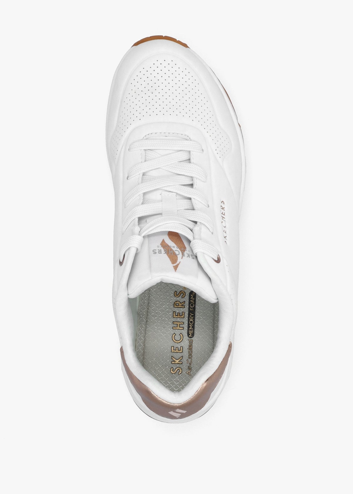 Women’s Uno Golden Air White Trainers
