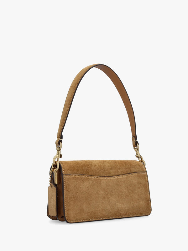 Tabby 20 Sand Suede Shoulder Bag