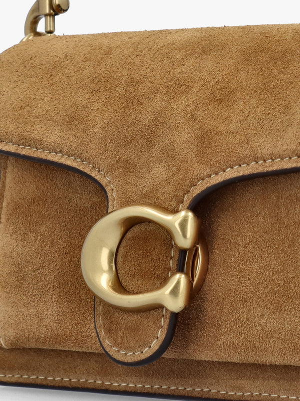 Tabby 20 Sand Suede Shoulder Bag