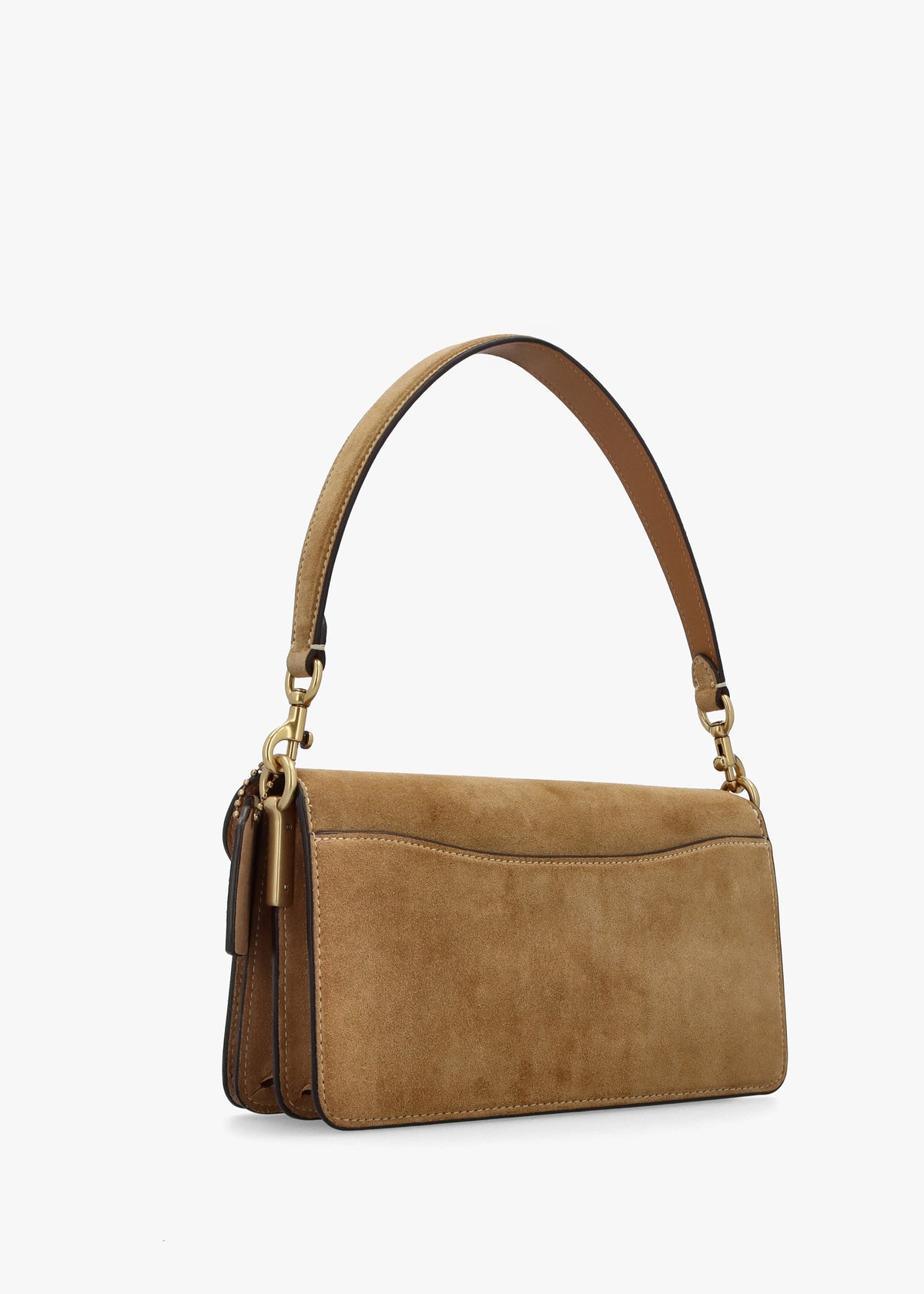 Tabby 26 Sand Suede Shoulder Bag