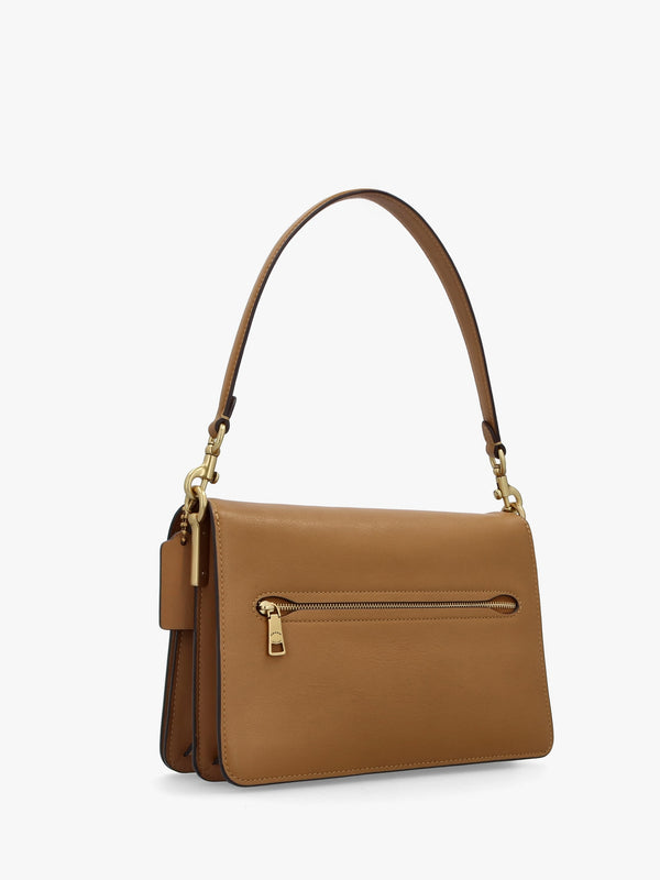 Chain Tabby Honey Brown Leather Shoulder Bag