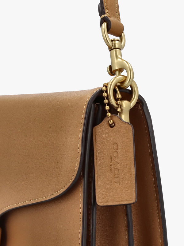 Chain Tabby Honey Brown Leather Shoulder Bag