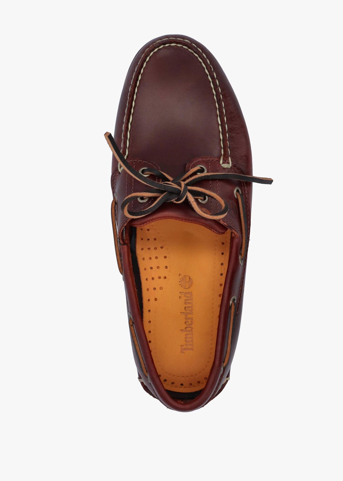 Men’s Classic Lace Up Medium Brown Full Grain Boat Shoes