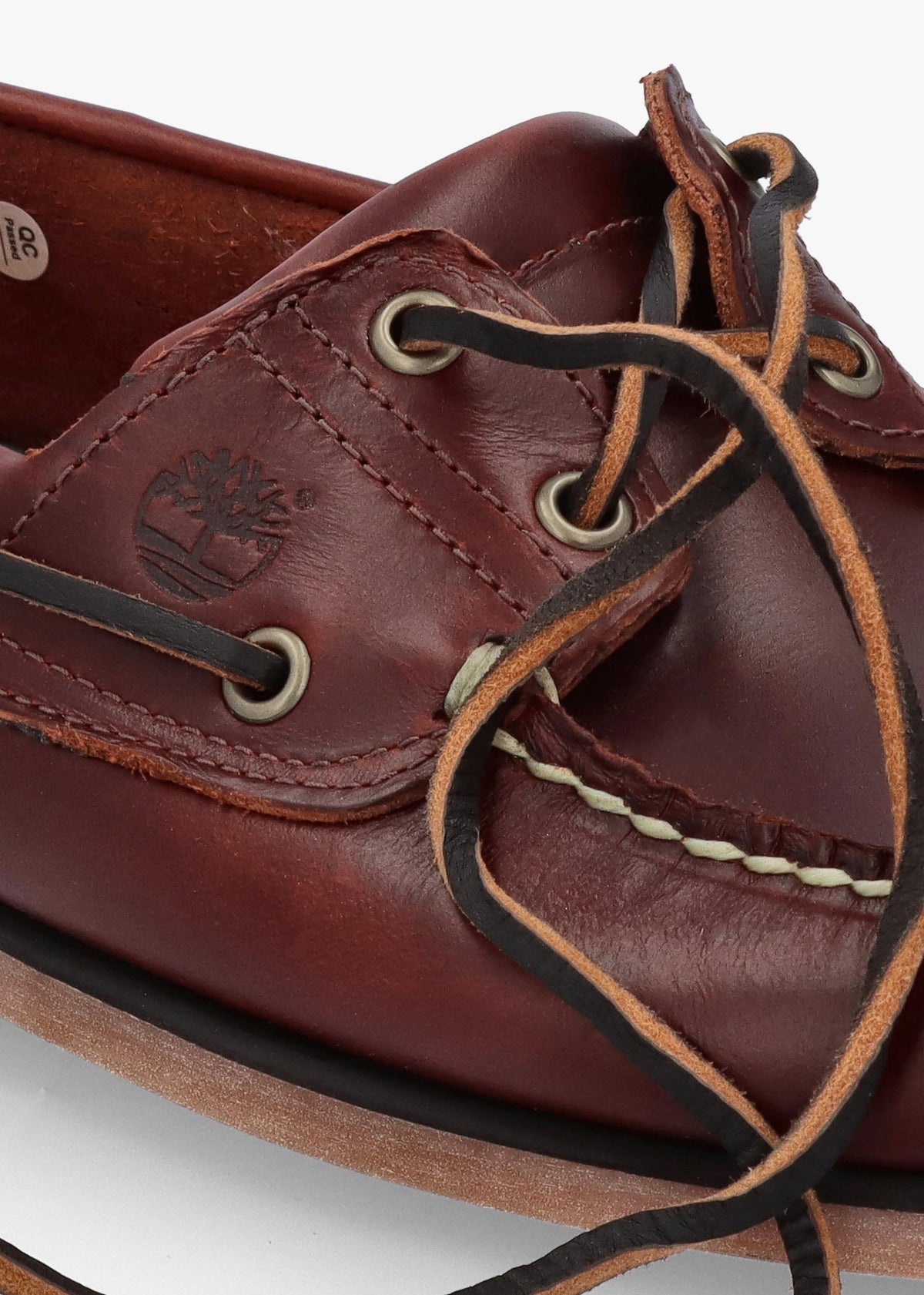 Men’s Classic Lace Up Medium Brown Full Grain Boat Shoes