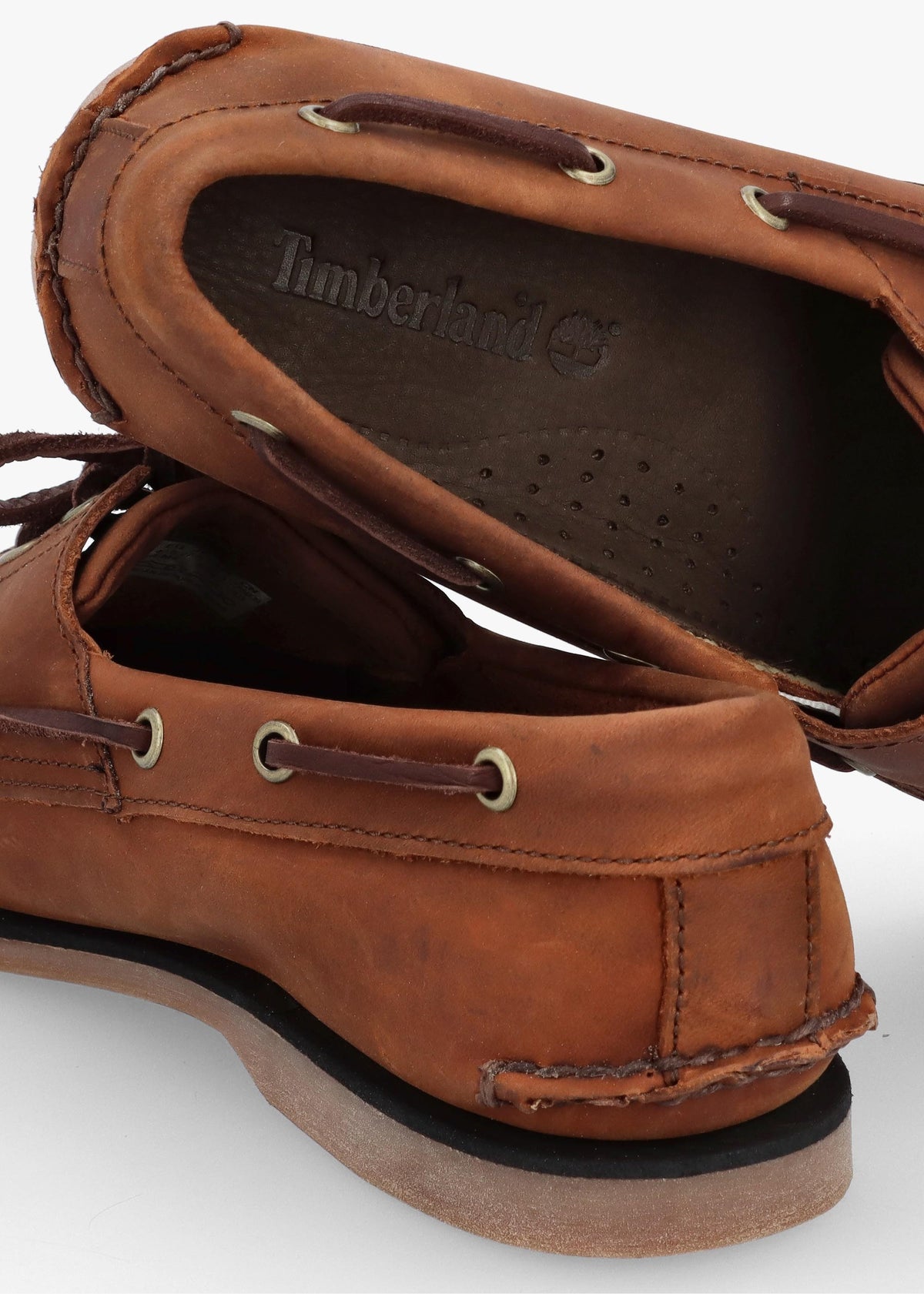 Men’s Classic Lace Up Medium Brown Nubuck Leather Boat Shoes