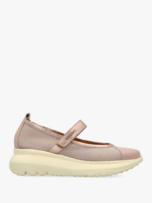 Isaura Nude Sporty Ballerina Pumps