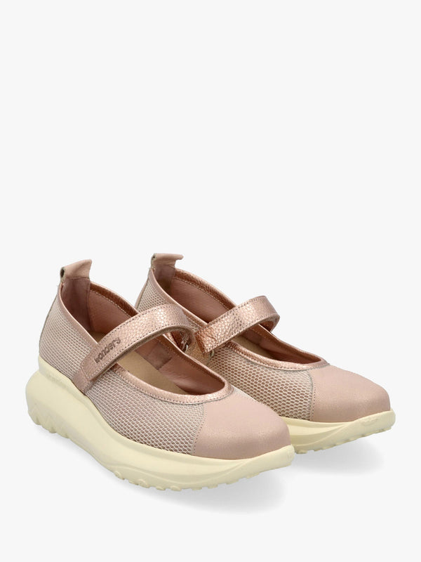 Isaura Nude Sporty Ballerina Pumps